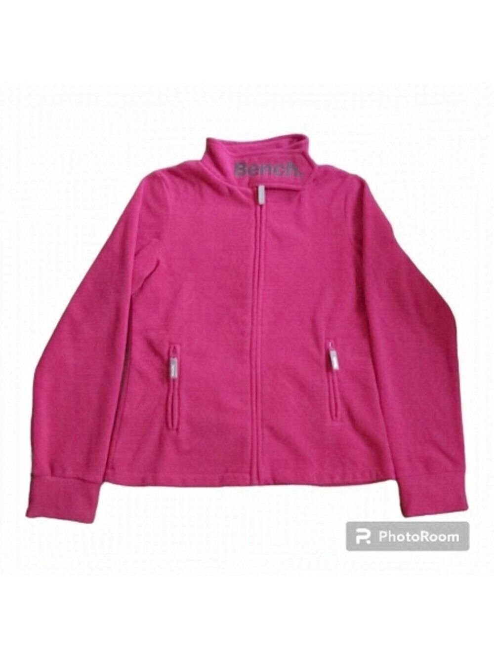 Burgundy Bench 100% Polyester Fleece Jacket for Girls - Size 13/14